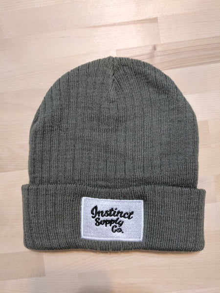 Logo Ribbed Cuff Beanie