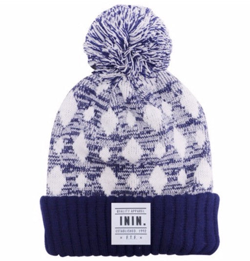 Winter Pom Pom Knit Beanie