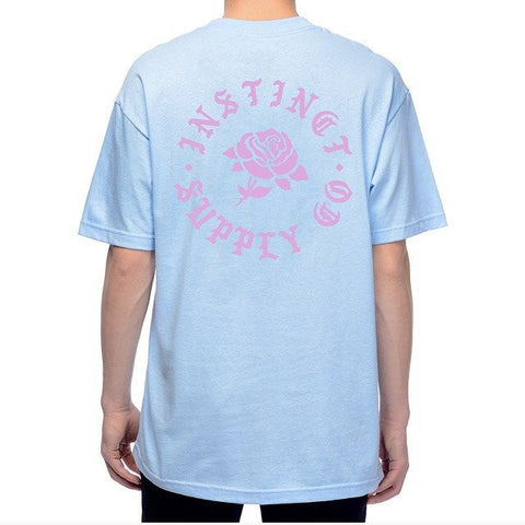 Rose Crest Classic T-Shirt Light Blue